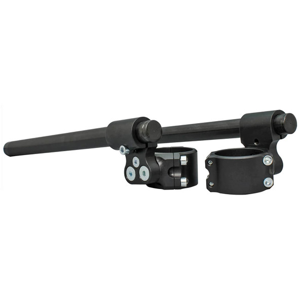 Woodcraft Clip-Ons - 1.5" Risers - 12" Bars - 1" Diameter - 41mm: 2018-2023 Kawasaki 400 Models - [Demo]