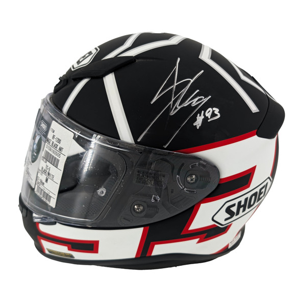 Shoei RF-1200 Helmet - Marquez Black Ant - Medium *Signed Helmet*