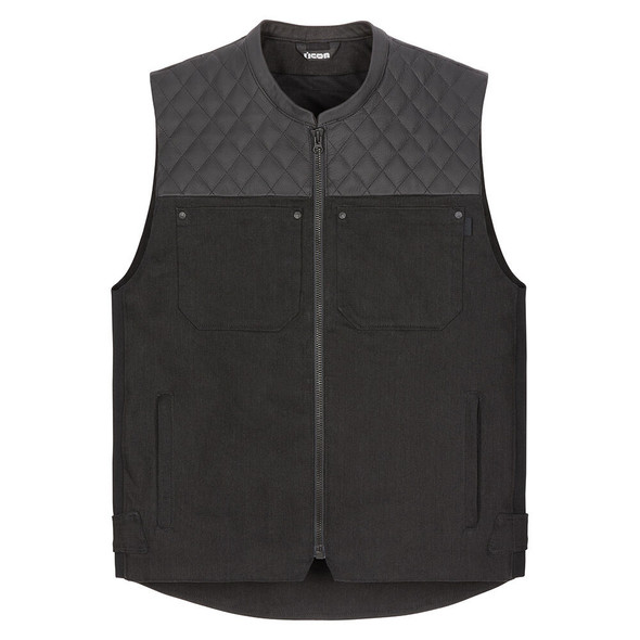 Icon Chamonix Denim Leather Vest