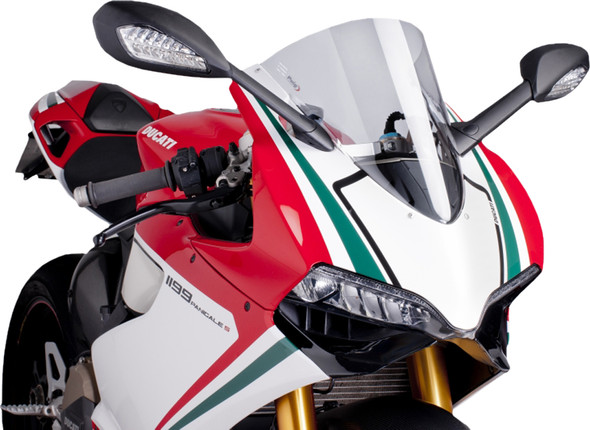 Puig R Racer Windscreen: 12-17 Superleggera & Panigalle 899/1199/R/S