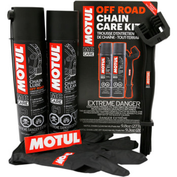 Maxima 70-749203-3PK Chain Wax Ultimate Chain Care Aerosol Combo Kit, (Pack  of 3)