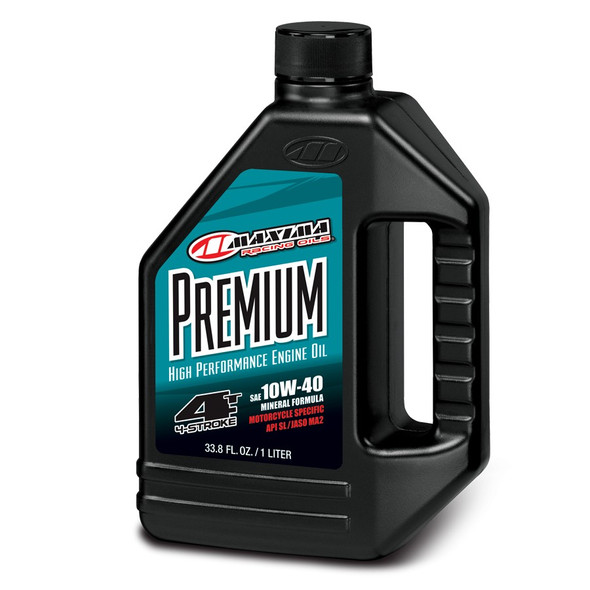 Maxima Premium High Performance Mineral 4T Engine Oil - 10W40 - 1 L