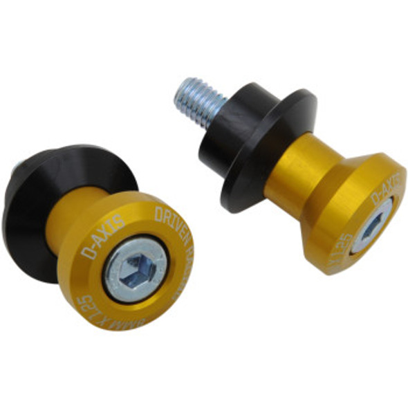 Driven Racing D-Axis Spools - 8.1MM - 07-18 Honda CBR 600RR - Gold