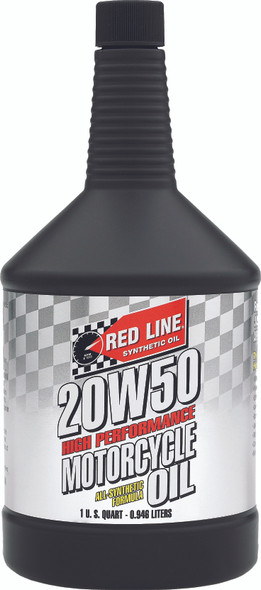 Redline 4T 20w50 Motorcycle Oil - 1 Quart