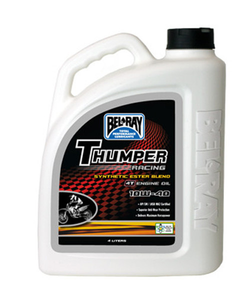 Bel Ray Thumper Synthetic Ester Blend 4T 10w40 Oil - 4L
