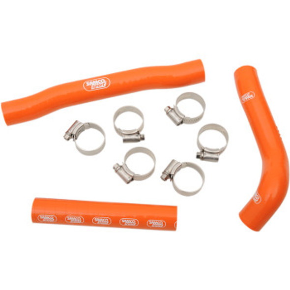 Moose Racing Radiator Hose Kit: 16-18 KTM 125/150 Models - Orange