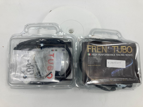 Fren Tubo Front/Rear Brake Line Kit: 08-10 Kawasaki ZX10R - Black