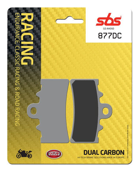 SBS Dual Carbon Front Brake Pads - 877DC