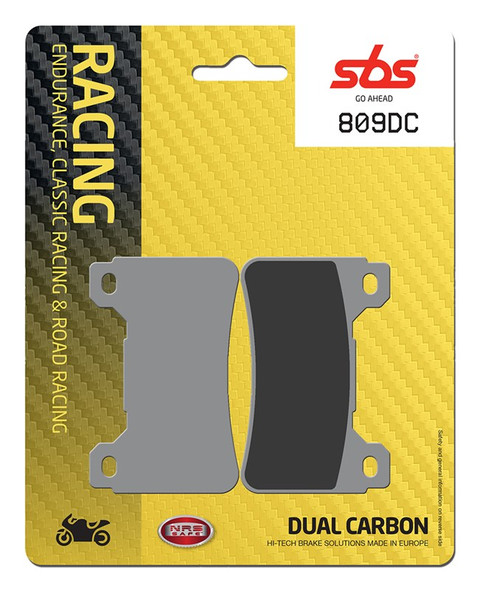 SBS Dual Carbon Front Brake Pads - 809DC