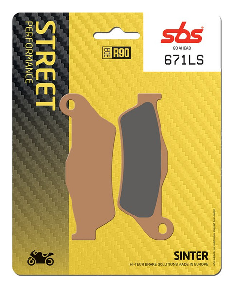 SBS LS Sintered Rear Brake Pads