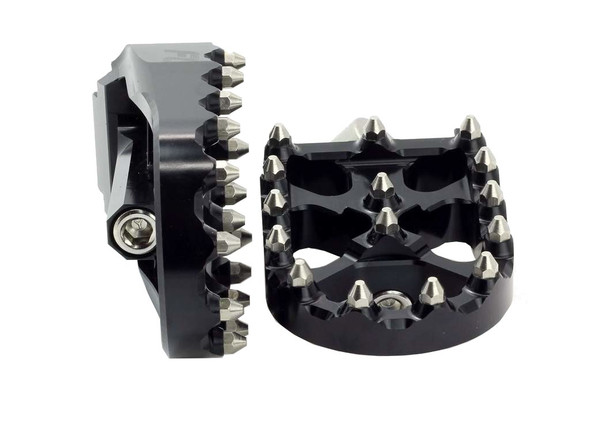 Flo Motorsports V2 MX Style Foot Pegs: Harley-Davidson Sportster Models