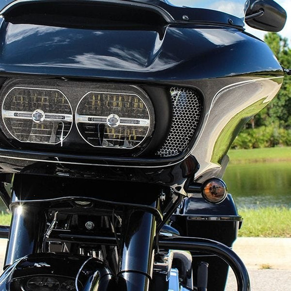 Klock Werks Fairing Vent Screen: 15-20 Harley-Davidson Road Glide Models