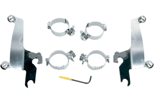 Memphis Shades Sportshield Trigger-Lock Mounting Hardware: 02-08 Honda VTX1800 Models - MEM8935/MEM8930