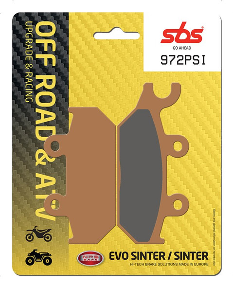 SBS PSI Evo Sintered Front/Rear Brake Pads
