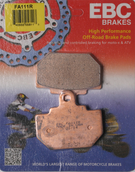 EBC R Series Sintered Rear Brake Pads