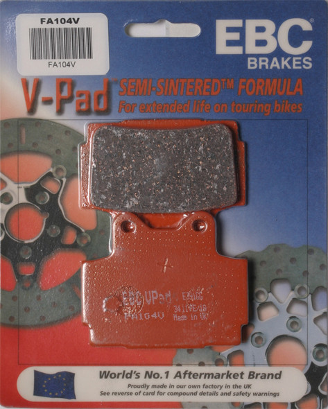 EBC V-Series Semi-Sintered Rear Brake Pads