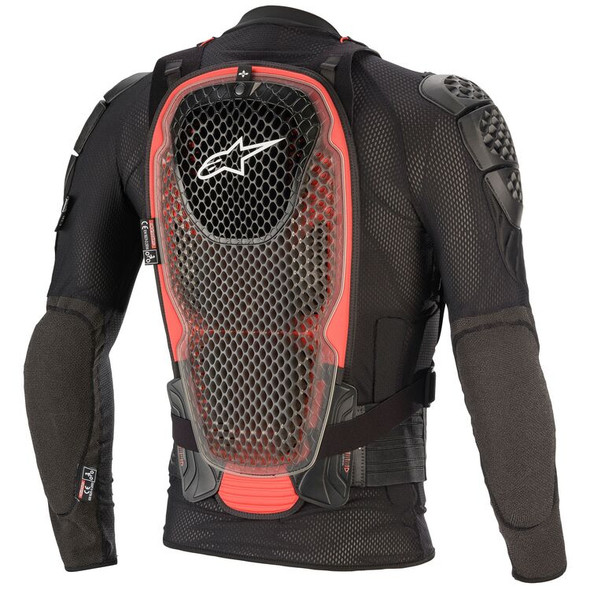 Amazon.com: Alpinestars 6506520-13-XXL Bionic Tech V2 Protection Jacket  Black/Red 2X : Automotive