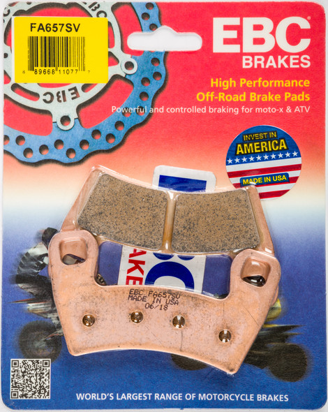 EBC SV Series Severe Duty Rear Brake Pads