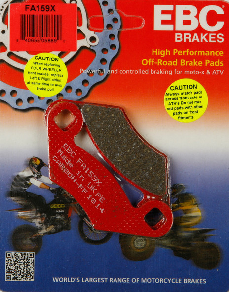 EBC X Series Carbon Front/Rear Brake Pads