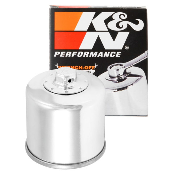 K&N Oil Filter - Chrome