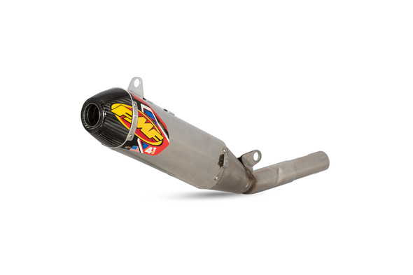 FMF Factory 4.1 RCT Stainless Steel Slip-On Muffler w/ Carbon End Cap: 19-21 Yamaha YZ250F/FX Models