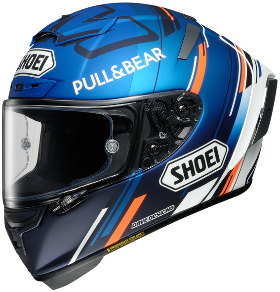 Shoei X-14 Helmet - Marquez America TC2 - MotoMummy