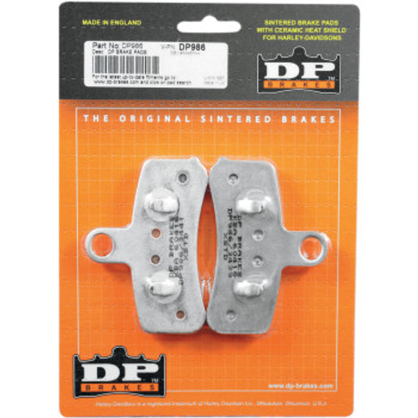 DP Standard Sintered Front Brake Pads: Harley-Davidson Models