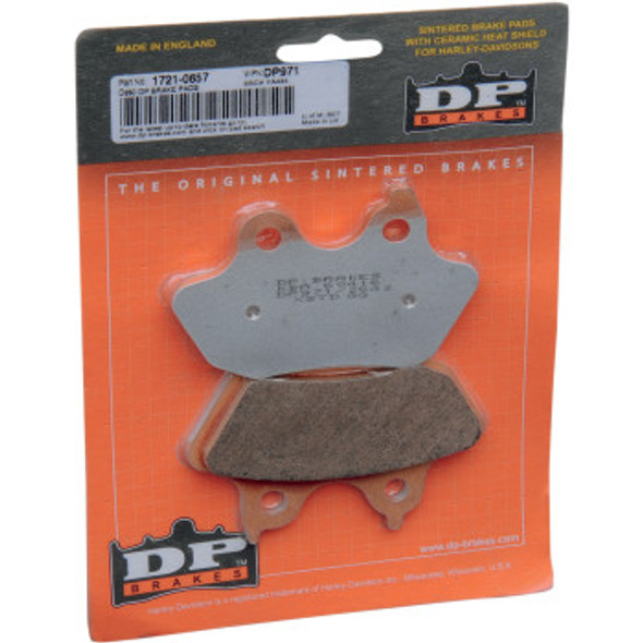 DP Standard Sintered Rear Brake Pads: Harley-Davidson Models