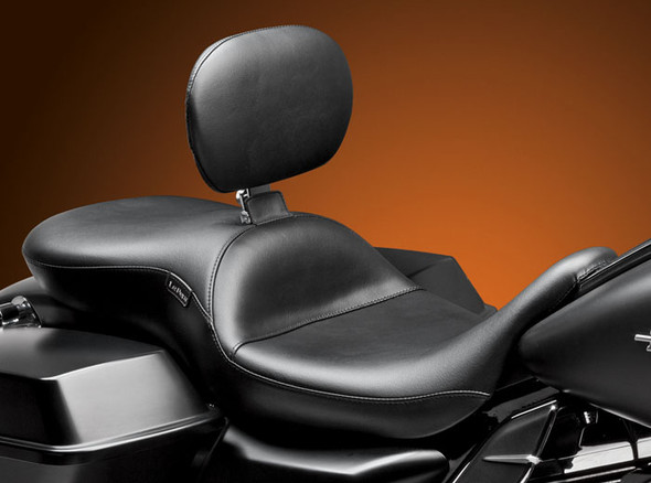 Le Pera Maverick Smooth Seating Backrest: 08-20 Harley-Davidson Touring Models