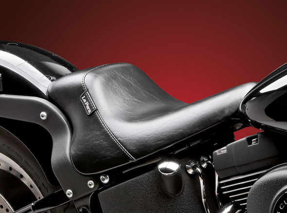 Le Pera Bare Bones Upfront Solo Seat: 84-99 Harley-Davidson Softail Models