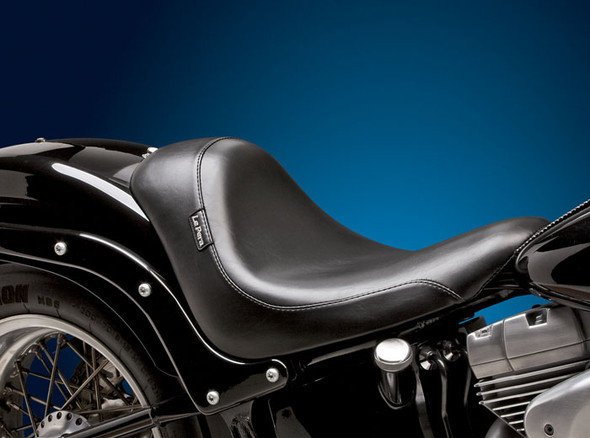 Le Pera Sillhouette Deluxe Solo Seat: 06-17 Harley-Davidson Softail Models