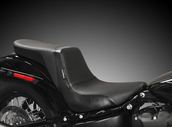 Le Pera Daytona Basketweave Seat: 2018+ Harley-Davidson Softail Models