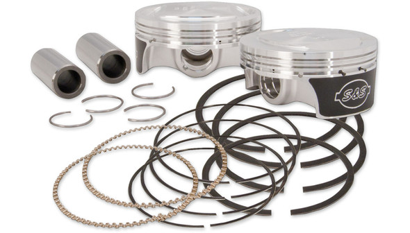 S&S Cycle Piston Kit: 07-17 Harley-Davidson Dyna/Softail/Touring/Trike Models - 106-0432