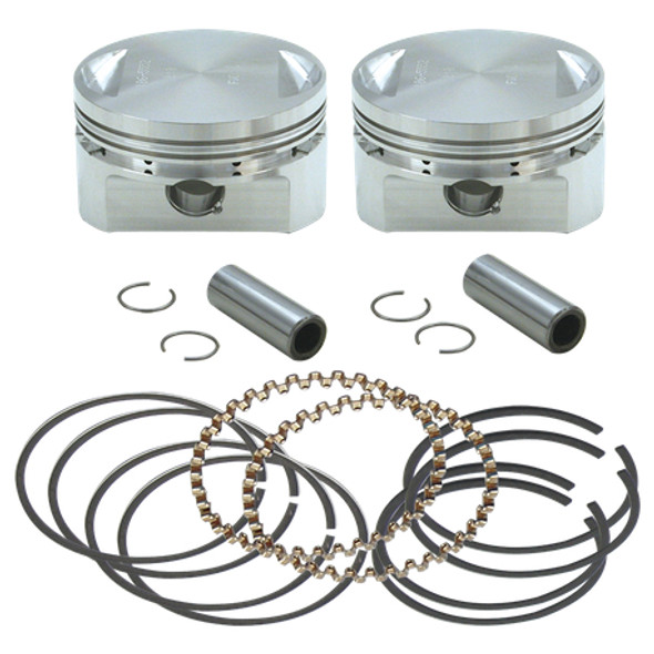 S&S Cycle Bore Forged Piston Kit: 84-99 Harley-Davidson Big Twin Evolution Models - 3-1/2"+.030" - 106-5793