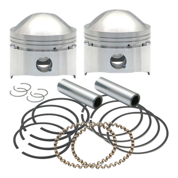 S&S Cycle Forged Piston Kit: 36-78 Harley-Davidson Big Twin OHV Models - 3-7/16"+.040" - 106-5775