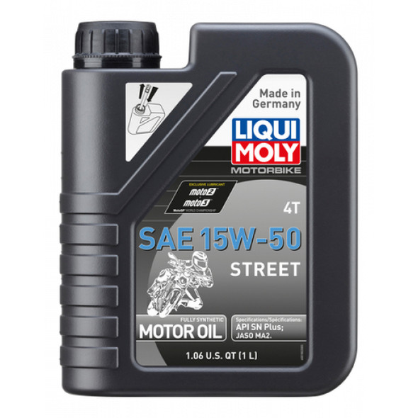 LIQUI MOLY Street 4T Synthetic Oil - 15W-50 - 1 Liter
