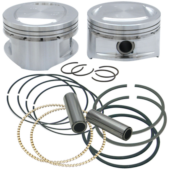 S&S Cycle Conversion Piston Kit: 99-06 Harley-Davidson Big Twin Models - 3-7/8"+.010" - 92-1201