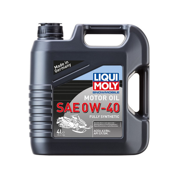 LIQUI MOLY Snowmobile Synthetic Oil - 0W-40 - 4 Liter