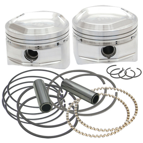 S&S Cycle Bore Piston Kit: 84-00 Harley-Davidson Big Twin Evolution Models - 3-5/8"+.010 - 92-1061