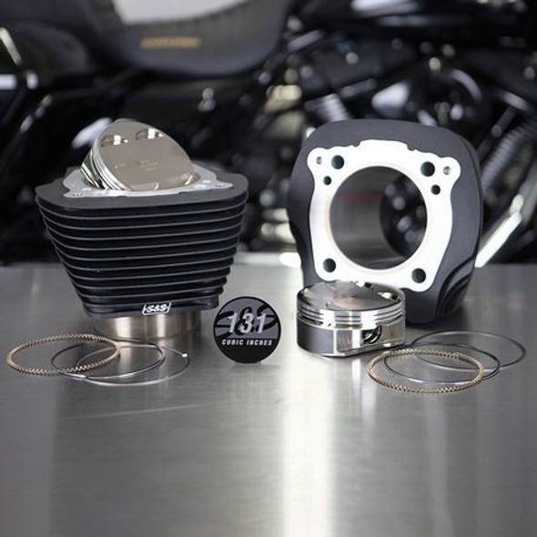 S&S Cycle 131" Stroker Cylinder/Piston kit: 2017+ Harley-Davidson M8 Models