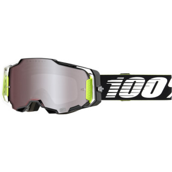 100% Armega Goggles - RACR - HiPER Silver Mirror Lens