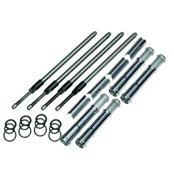 S&S Cycle Quickee Pushrods w/ Cover Keepers: 2017+ Harley-Davidson M8 Models - 930-0123