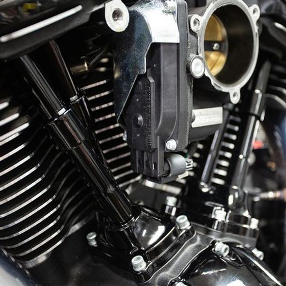 S&S Cycle Quickee Pushrods w/ Gloss Black Covers: 2017+ Harley-Davidson M8 Models - 930-0137