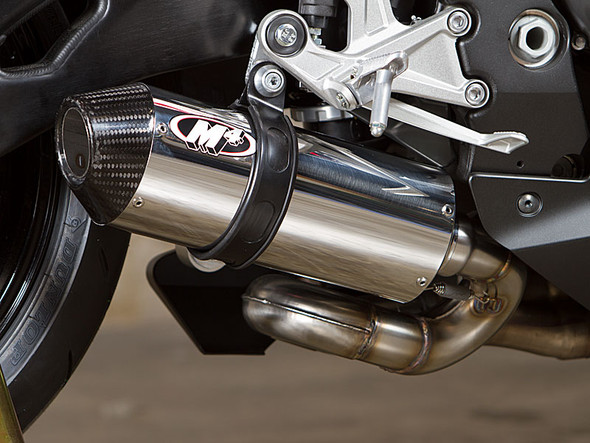 M4 16-18 Honda CBR1000RR Street Slayer Slip-On Exhaust - Polished Canister