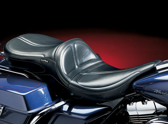 Le Pera Maverick 2-Up Seat: 02-07 Harley-Davidson Touring Models