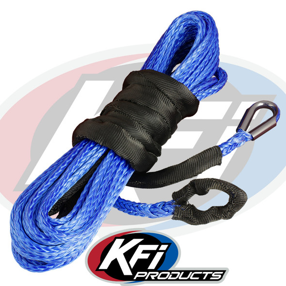 KFI Synthetic Blue 15/64" Winch Cable Extension - SYN-EXT-B50