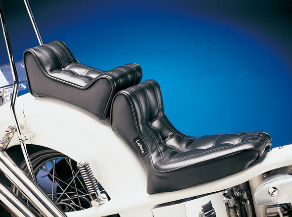 Le Pera Signature II 2-Piece 2-Up Seat: All Rigid Framed Harley-Davidson Models