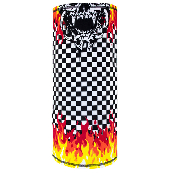 ZAN Polyester Motley Tube - Checkered Flames