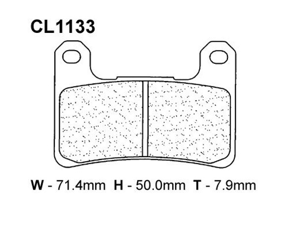 CL Brakes XBK-5 Sintered Front Brake Pads  - 1133XBK5