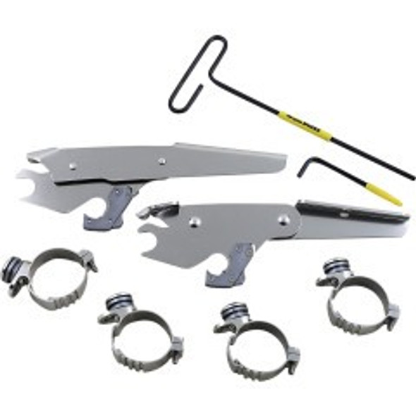 Memphis Shades Batwing Fairing Trigger Lock Mounting Kit: 2010+ Harley-Davidson Sportster Models